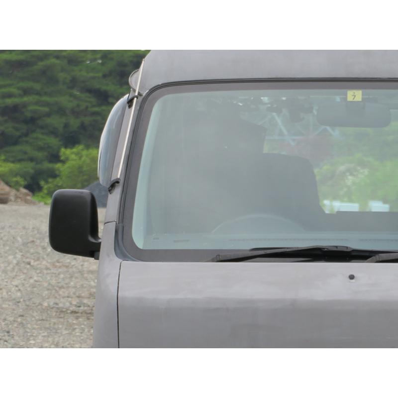 バモス ホビオ アクティバン ドアバイザー ビッグ ワイドバイザー 前後