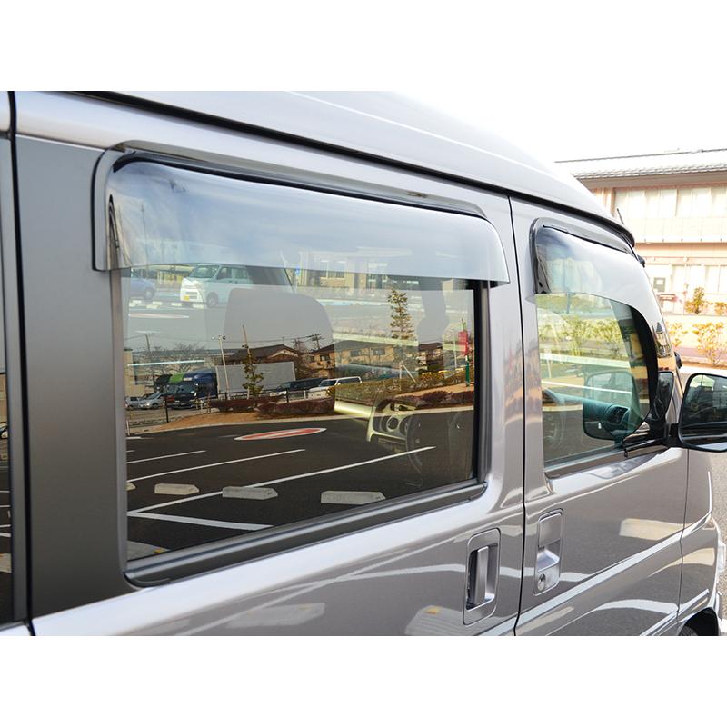 バモス ホビオ アクティバン リア用 ドアバイザー ビッグ ワイド