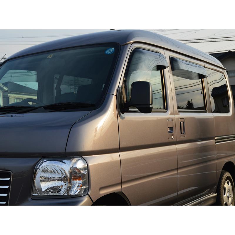 バモス ホビオ アクティバン ドアバイザー スーパー ワイドバイザー