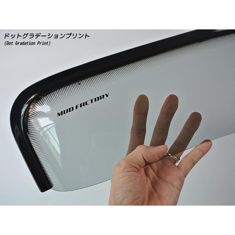 バモスHM1用ドアバイザーMUD FACTORY クリアブラック バモスHM1用ドアバイザーMUD FACTORY クリアブラック - メルカリ
