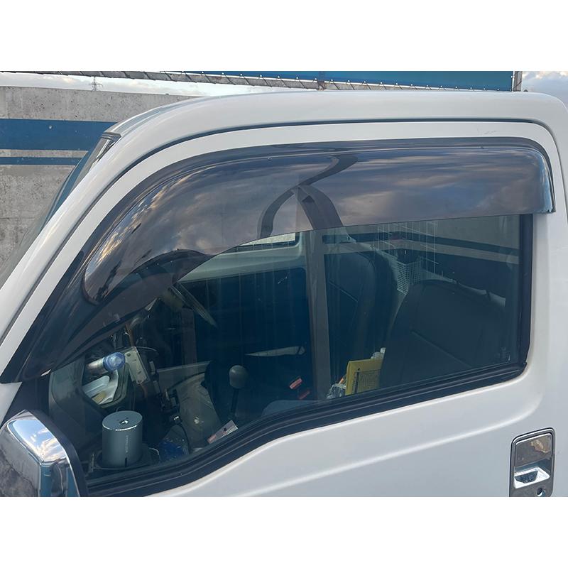 アクティトラック(HA8/HA9)用マッドファクトリー ワイドドアバイザー アクティ トラック HA8 HA9 ドアバイザー ビッグ ワイドバイザー