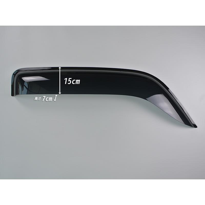 アクティトラック(HA8/HA9)用マッドファクトリー ワイドドアバイザー アクティ トラック HA8 HA9 ドアバイザー ビッグ ワイドバイザー