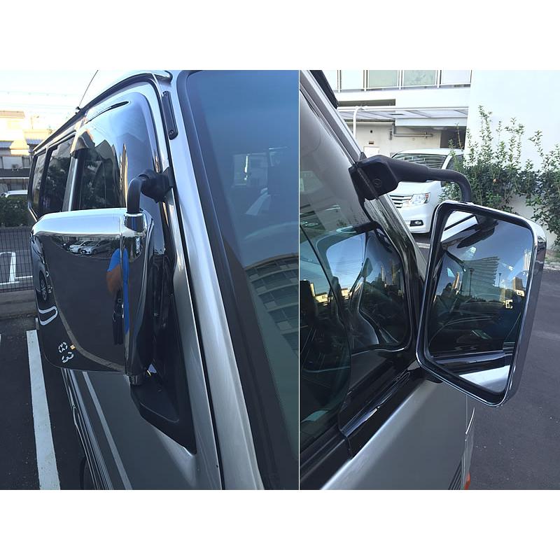 ハイエース 100系 ドアバイザー スーパー ワイドバイザー ライト