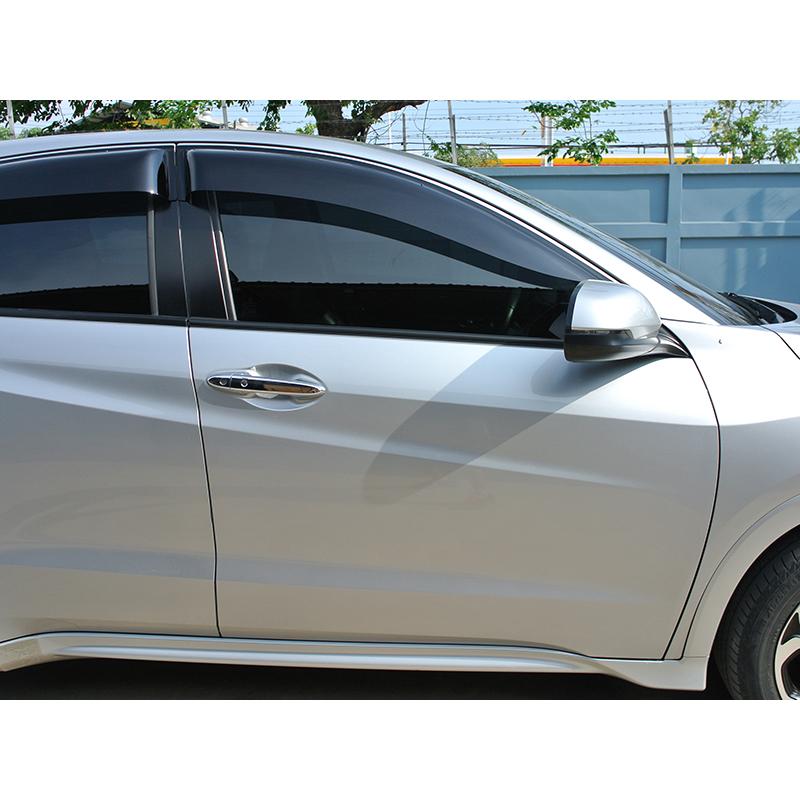 ホンダ ヴェゼル VEZEL ドアバイザー 前後 ダーク ビッグ ワイド