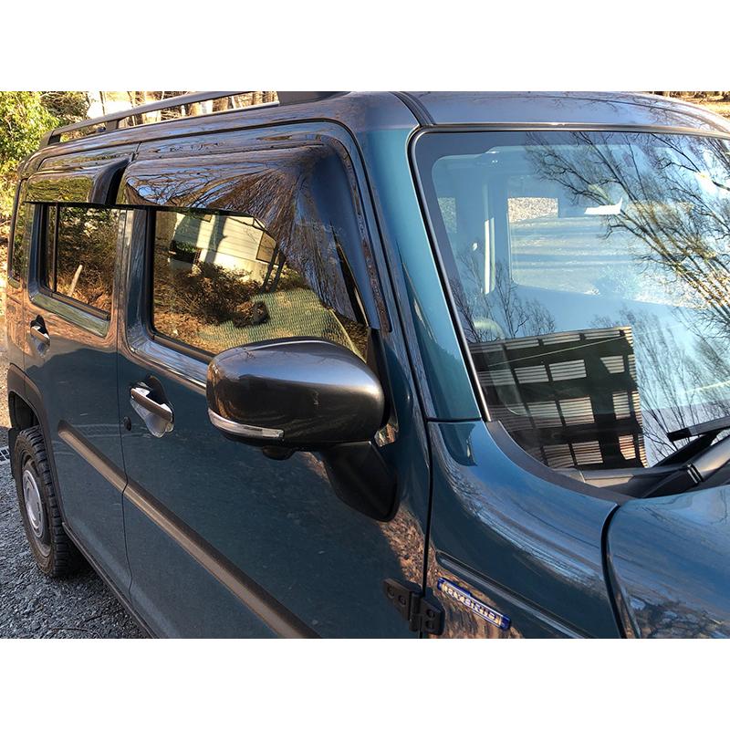 新型 ハスラー MR52S MR92S ドアバイザー ビッグ ワイドバイザー