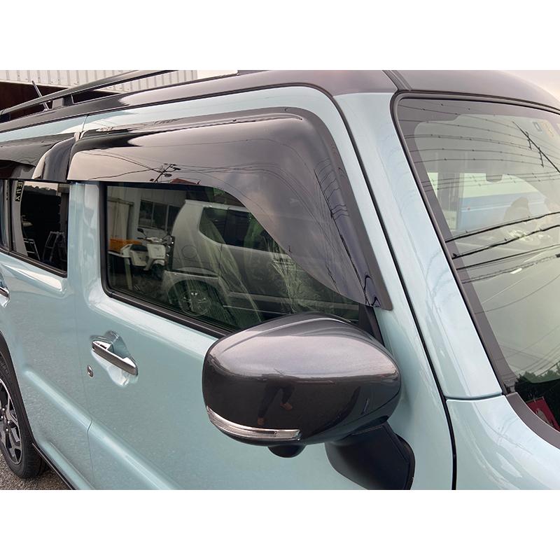 新型 ハスラー MR52S MR92S ドアバイザー ビッグ ワイドバイザー