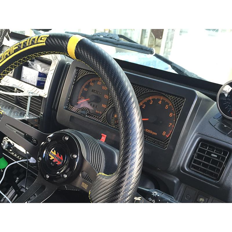 ジムニーJA11 JA71後期メーターパネルカバー カーボンプリント パーツ |  | 01