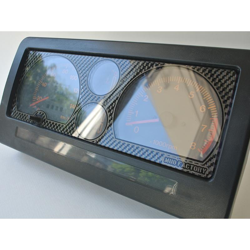 ジムニーJA11 JA71後期メーターパネルカバー カーボンプリント パーツ |  | 04