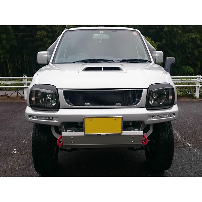 ジムニー JB23 JB33 JB43 シエラ ヘッドライトカバー カーボン パーツ