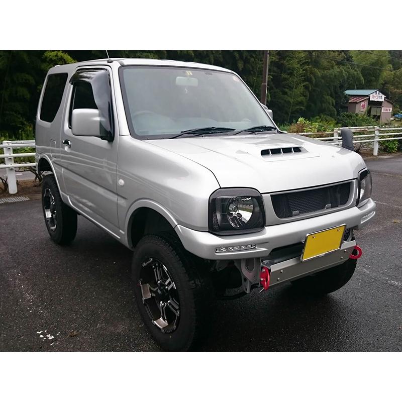 ジムニー JB23 JB33 JB43 シエラ ヘッドライトカバー カーボン パーツ