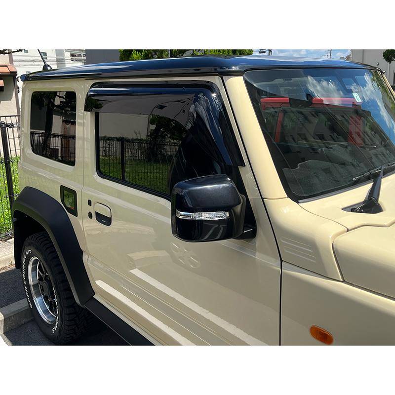 新型 ジムニー JB64 JB64W JB74 JB74W ドアバイザー ビッグ ワイド