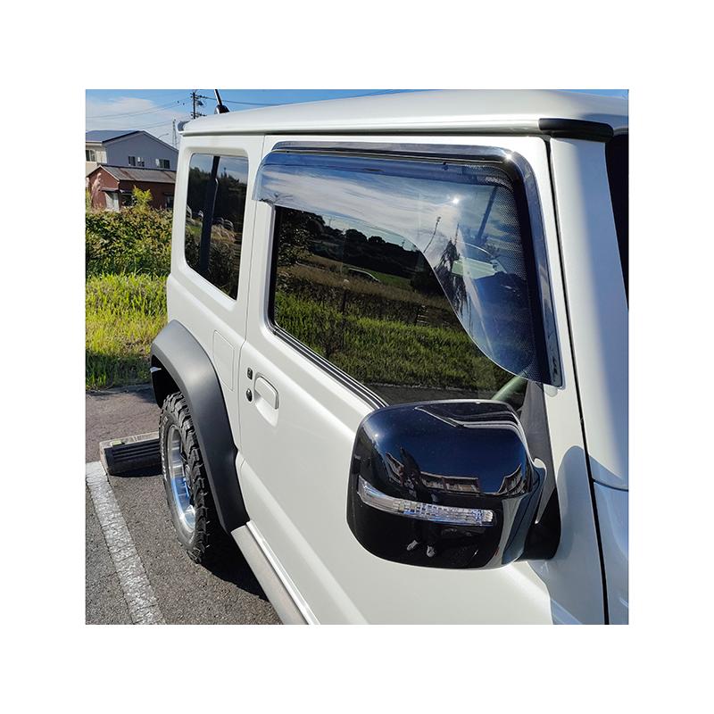 マッドファクトリー　ビッグワイドバイザー　ジムニー JB64 JB74 新型 ジムニー JB64 JB64W JB74 JB74W ドアバイザー ビッグ ワイド