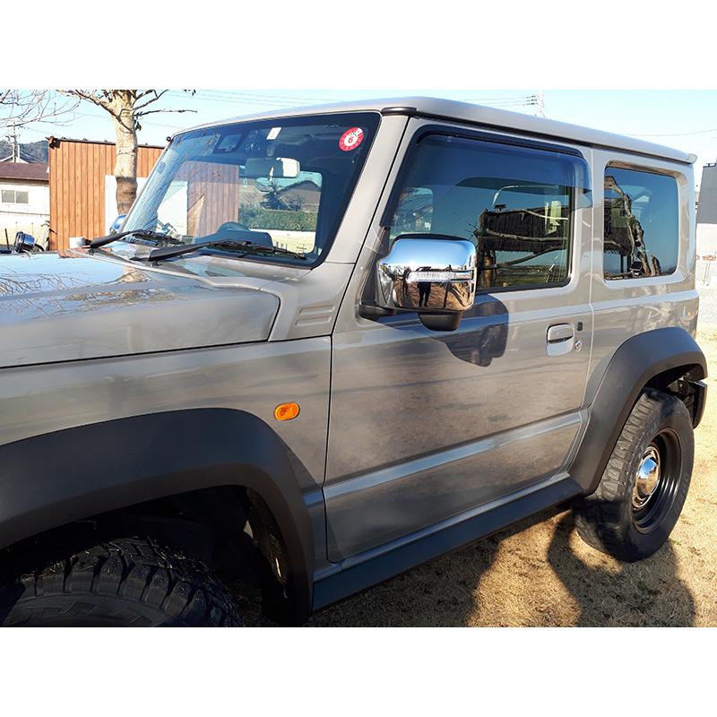 マッドファクトリー　ビッグワイドバイザー　ジムニー JB64 JB74 新型 ジムニー JB64 JB64W JB74 JB74W ドアバイザー ビッグ ワイド