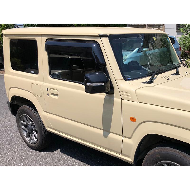 マッドファクトリー　JB74.JB64 スーパーワイドバイザー　中古品 マッドファクトリー スーパーワイドバイザー ドアバイザー