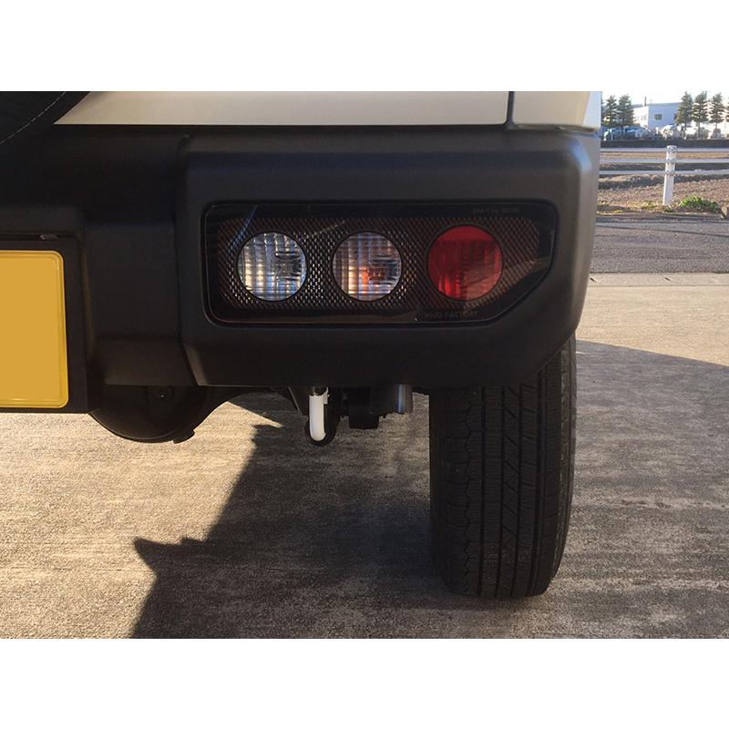 新型 ジムニー JB64 JB64W JB74 JB74W JC74W テールレンズカバー 丸目