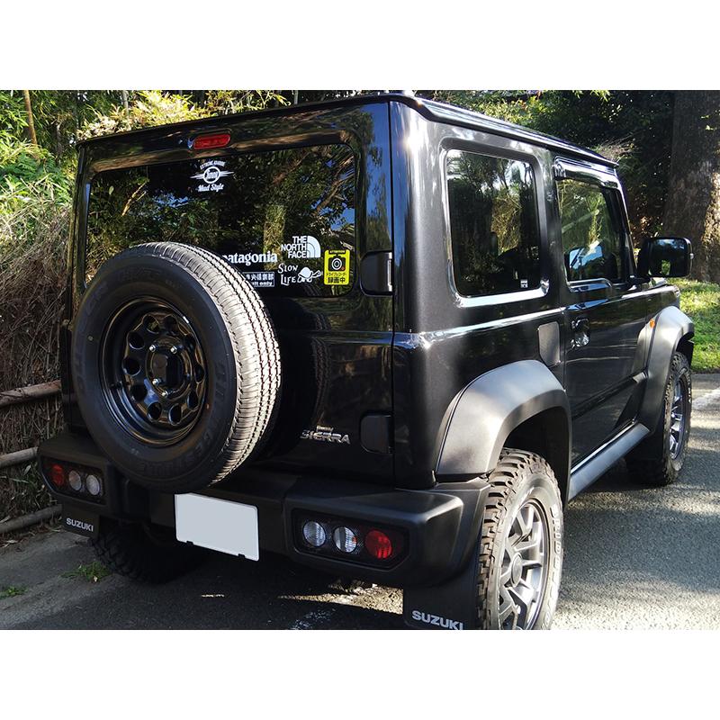新型 ジムニー JB64 JB64W JB74 JB74W JC74W テールレンズカバー 丸目