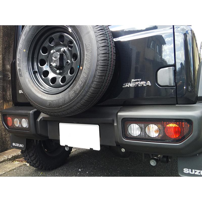 新型 ジムニー JB64 JB64W JB74 JB74W JC74W テールレンズカバー 丸目