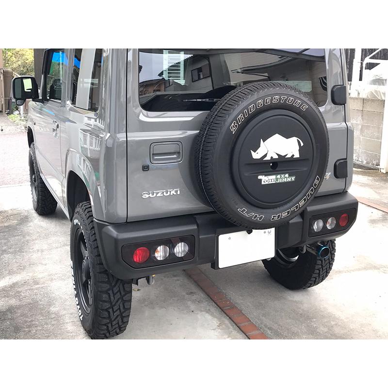 ジムニー純正テールランプ、ダークブラウンスモークJB64W JB74W Tint+ スズキ ジムニー JB64W/JB74W テールランプ 用 Type4