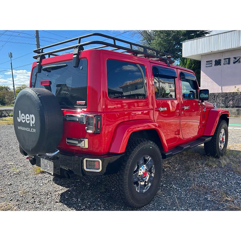 Jeep ジープラングラーjk　ウィンドウ　ドアバイザー 4枚セット 純正品❗ ジープ ラングラー JK ワイド ドアバイザー 純正 より幅広