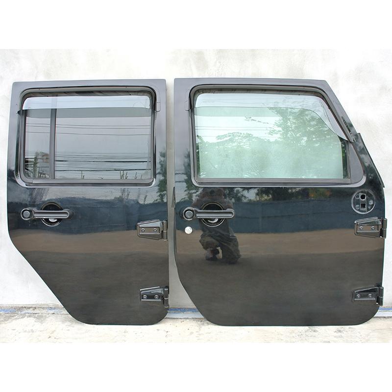 Jeep ジープラングラーjk　ウィンドウ　ドアバイザー 4枚セット 純正品❗ ジープ ラングラー JK ワイド ドアバイザー 純正 より幅広 ライト