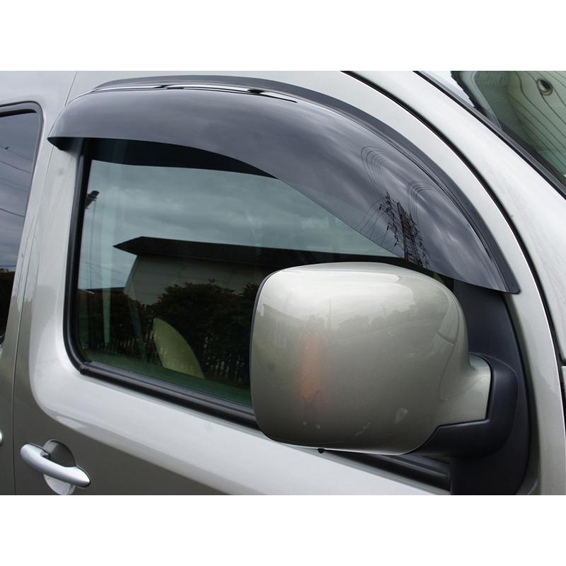 ルノー カングー 1 ドアバイザー ビッグ ワイドバイザー ダーク