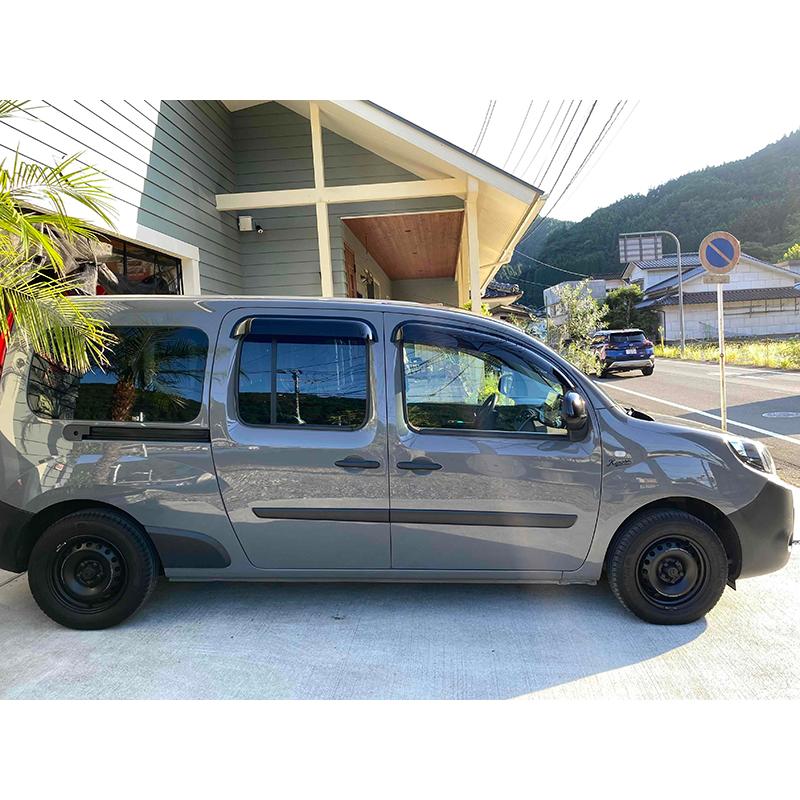 ルノー カングー 2 デカングー ドアバイザー ビッグ ワイド 前後