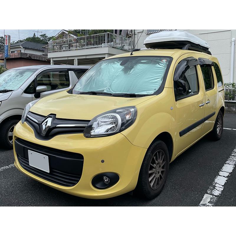 ルノー カングー 2 デカングー ドアバイザー ビッグ ワイド 前後セット