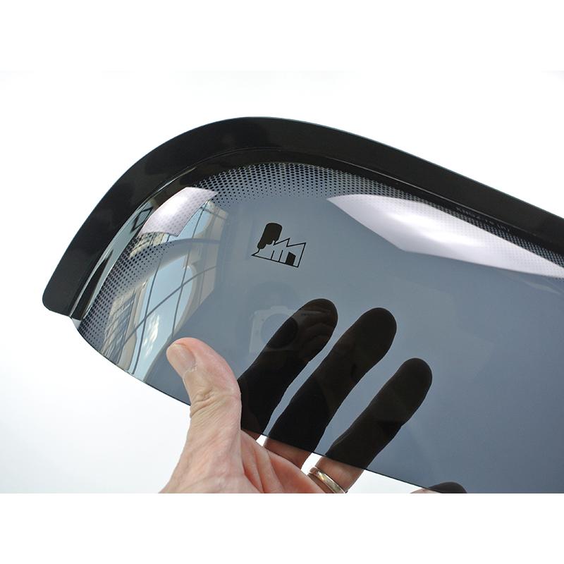 ルノー カングー 2 デカングー リア用 バイザー ビッグ ワイド ダーク