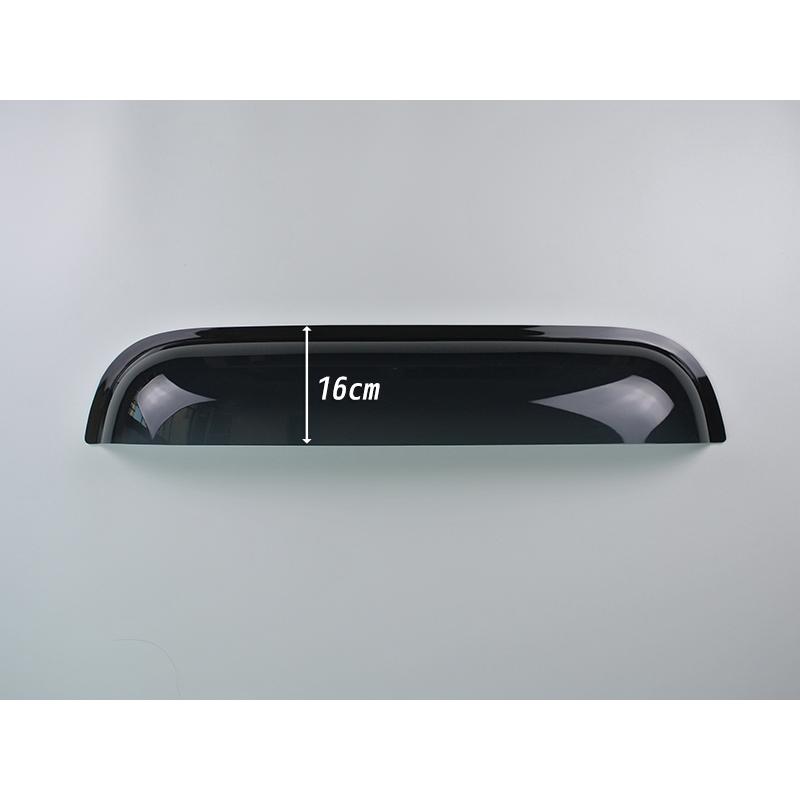 ルノー カングー 2 デカングー リア用 バイザー ビッグ ワイド ダーク