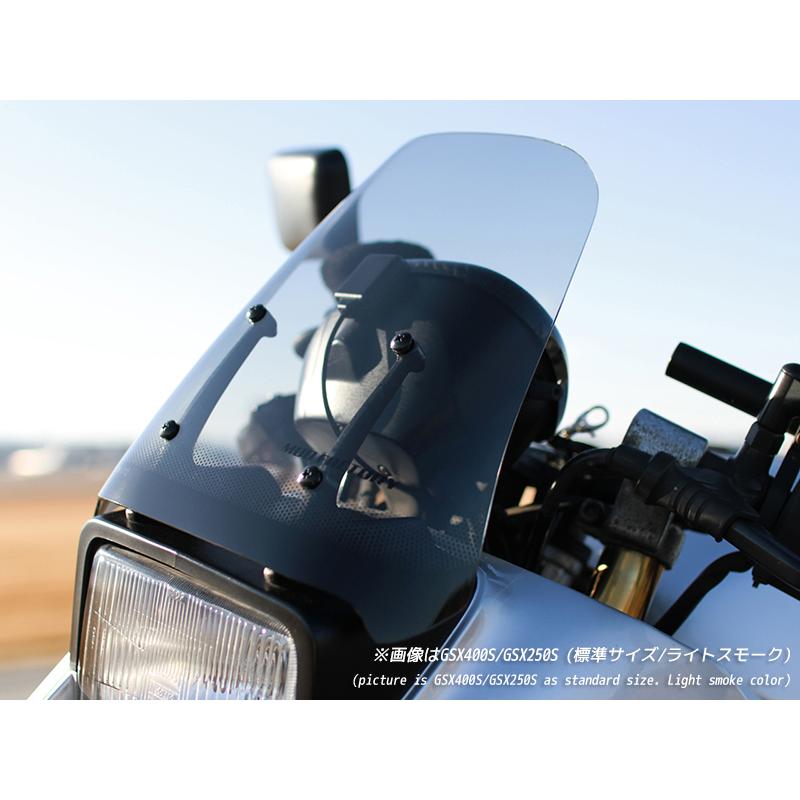 アクリポイント GSX1100Sカタナ用 クリアスクリーン 黒モール付 新品 アクリポイント GSX1100Sカタナ用 クリアスクリーン 黒モール付