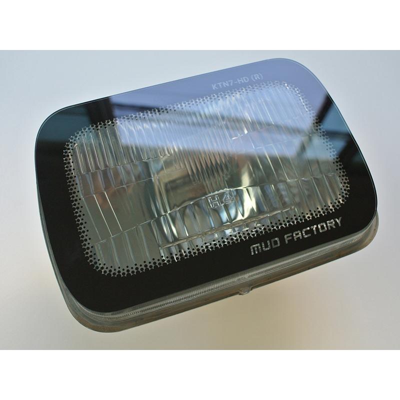 角目ヘッドライトカバー ライトスモーク 左右セット 旧車 ハイゼット