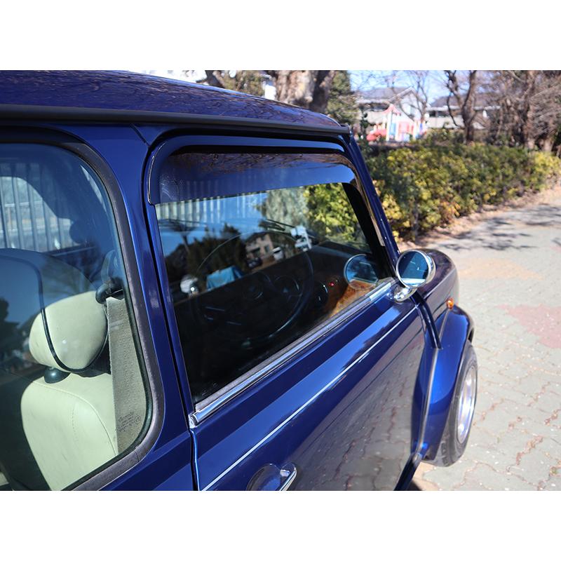 ローバー ミニ ドアバイザー ワイドバイザー ダーク パーツ ローバー