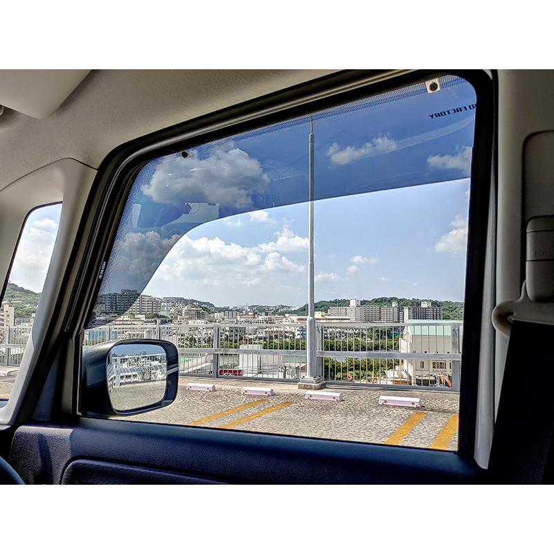 スズキ スペーシア MK53S型 MK33V ドアバイザー ワイドバイザー