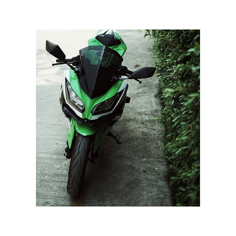 ロングスクリーン ニンジャEX250L純正OP ロングシールド ライトスモーク ロングスクリーン ニンジャEX250L純正OP ロングシールド ライト