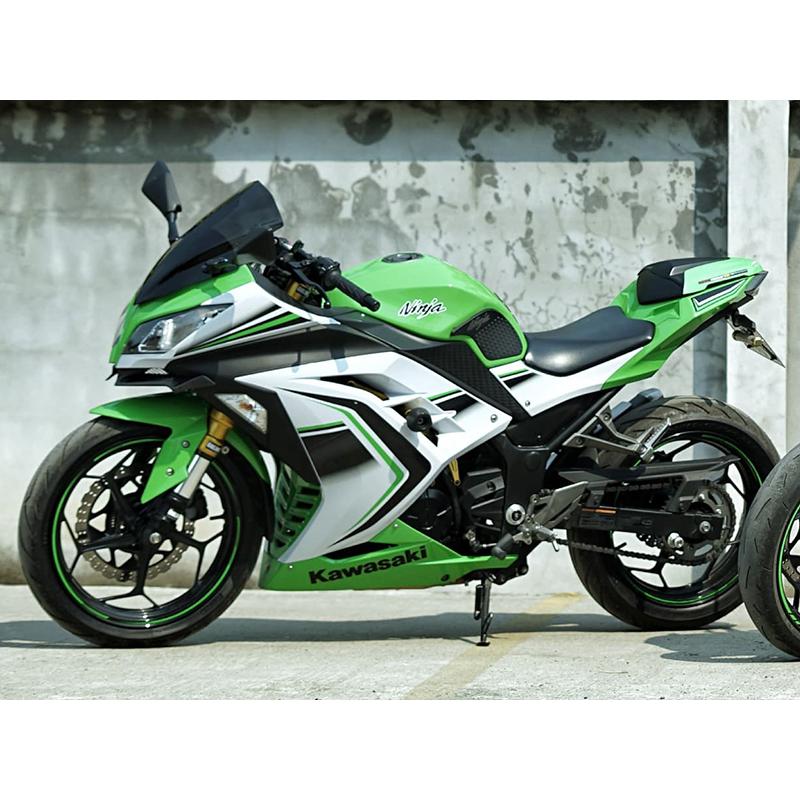 カワサキ ニンジャ EX250L M EX300A B スクリーン 2013-2017 ダーク