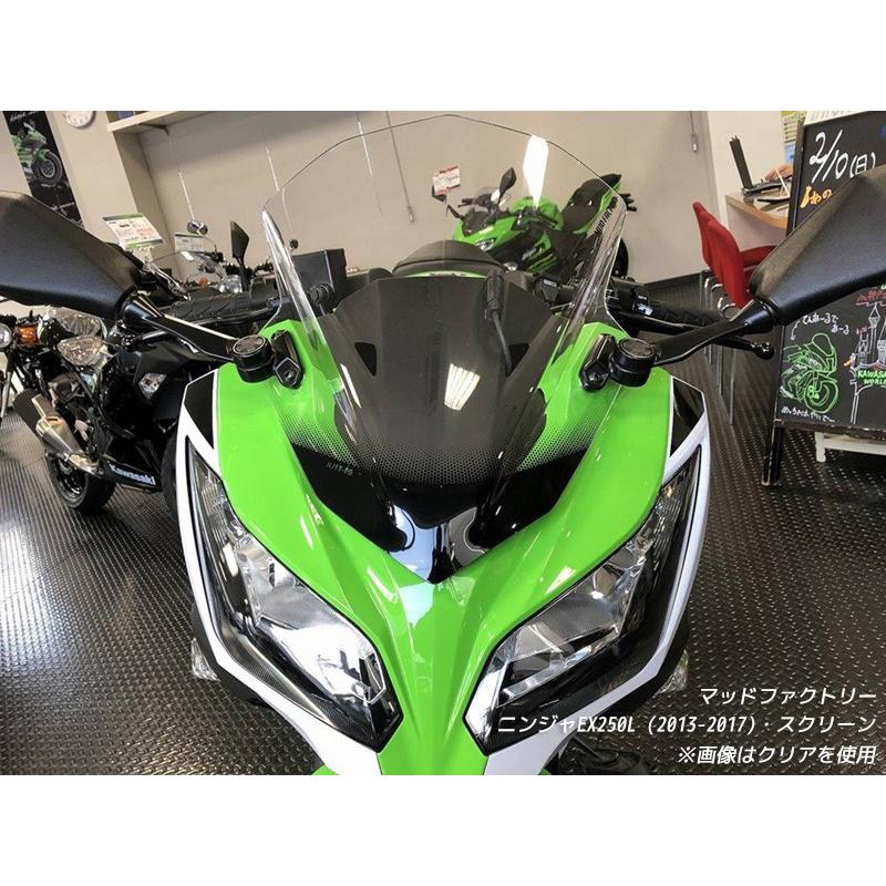 カワサキ ニンジャ EX250L M EX300A B スクリーン 2013-2017 カワサキ ニンジャ EX250L M EX300A B スクリーン 2013-2017