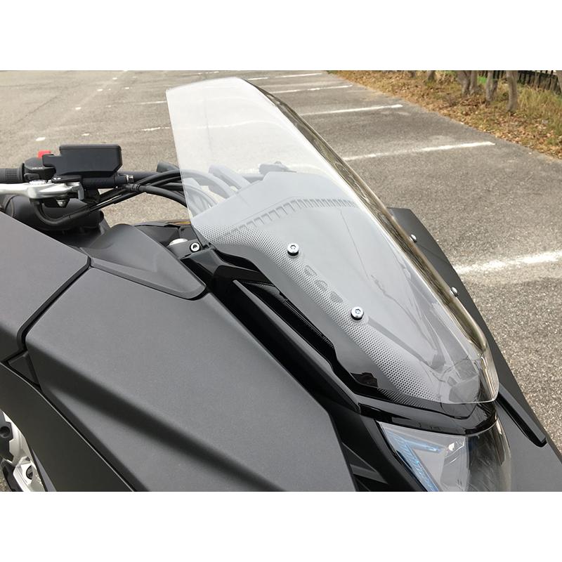 miyavi様　ホンダ 4ミニ シャリー バイザー ナンバーステー　マット塗装 4mini カスタムバイザー ファイヤーパターン モンキー☆シャリー