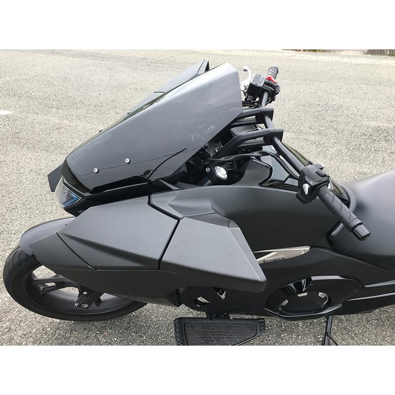 miyavi様　ホンダ 4ミニ シャリー バイザー ナンバーステー　マット塗装 Yahoo!オークション -「シャリー バイザー」の落札相場・落札価格
