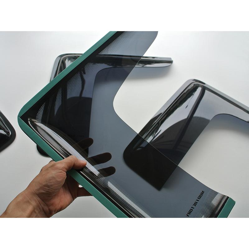 【新品・未使用】マッドファクトリー NV350専用　スライドドア小窓用バイザー NV350 キャラバン 小窓 バイザー 左右 パーツ カスタム : マッド