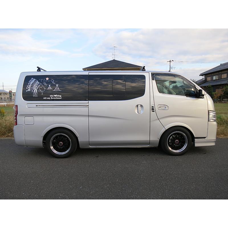 nv350キャラバン　ワイドバイザー　マッドファクトリー NV350 キャラバン ドアバイザー スーパー ワイドバイザー ライト