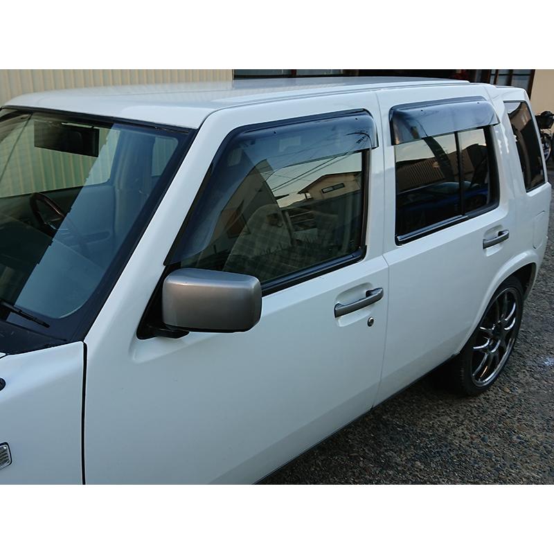 日産 ラシーン ドアバイザー RB14型 前後セット ビッグ ワイドバイザー