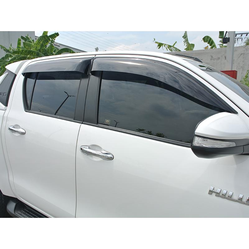 新型 ハイラックス 8代目 GUN125型 ドアバイザー ビッグ ワイド