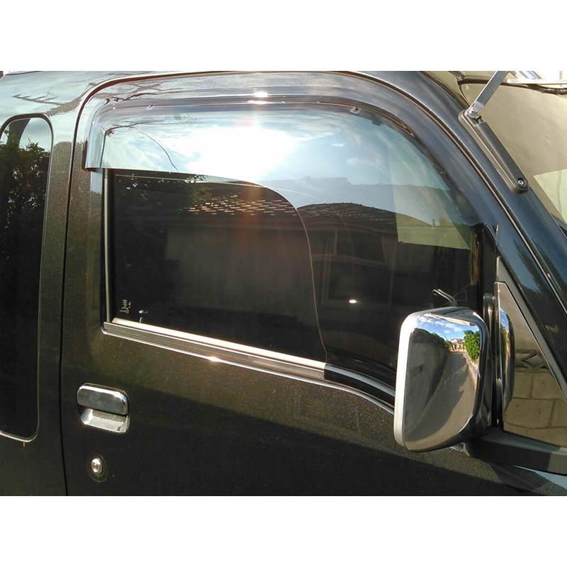 ハイゼットS500P S510P ドアバイザー スーパー ワイドバイザー ライト