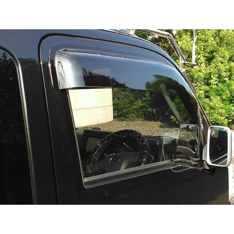 ハイゼットS500P S510P ドアバイザー スーパー ワイドバイザー ライト