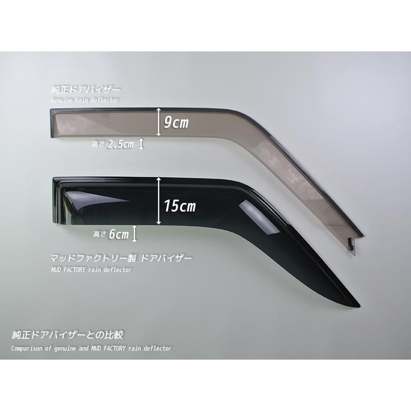 マツダ ボンゴ トラック SK SL型 ドアバイザー 純正 より幅広 バネット