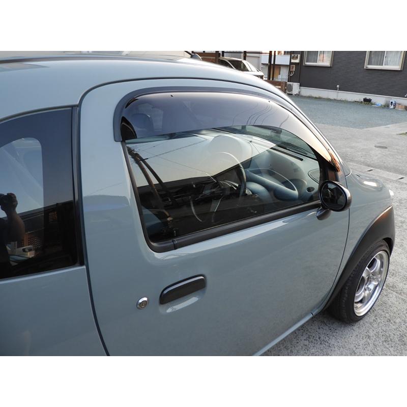 スズキ ツイン EC22S ワイドバイザー ドアバイザー カスタム 純正 より