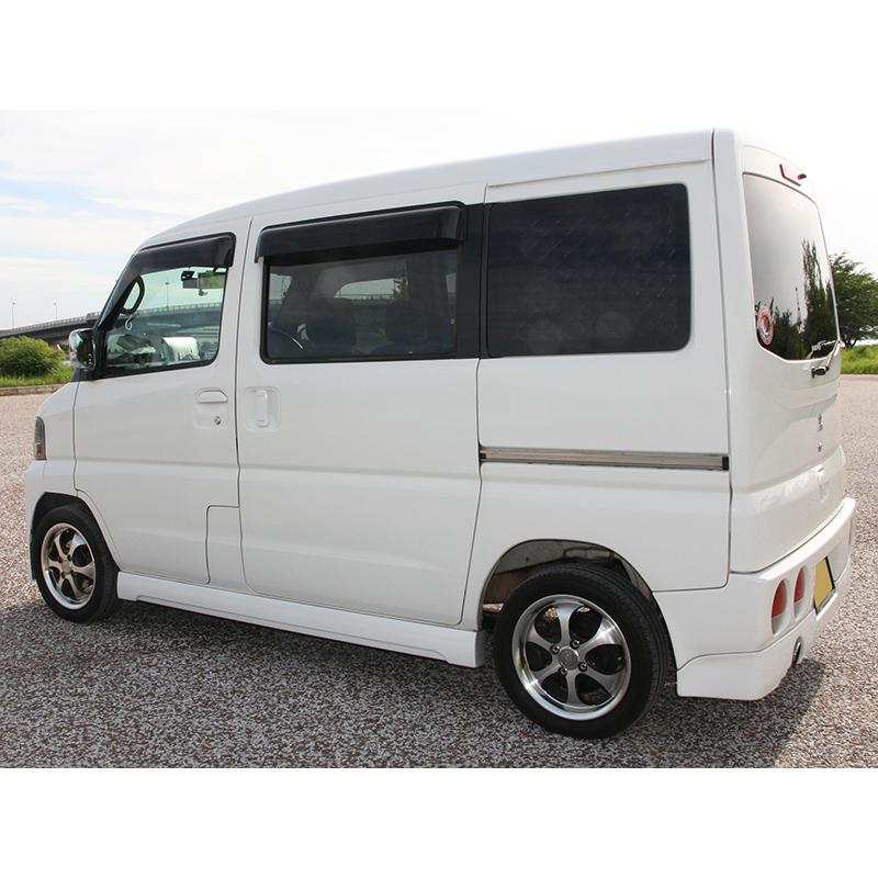 ミニキャブ タウンボックス クリッパー ドアバイザー 前後 ワイド
