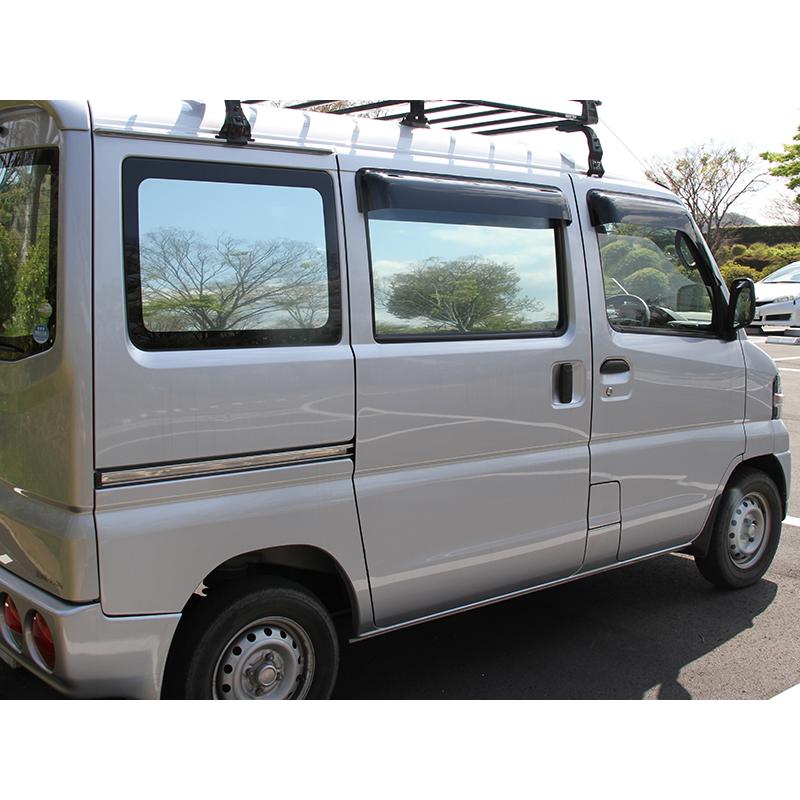ミニキャブ タウンボックス クリッパー ドアバイザー 前後 ワイド