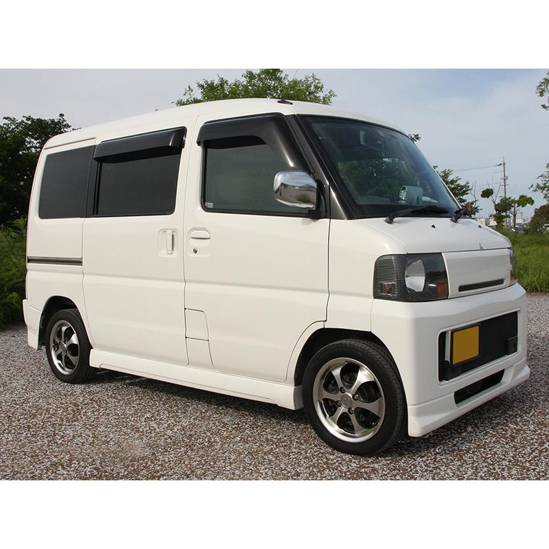 ミニキャブ タウンボックス クリッパー ドアバイザー 前後 ワイド