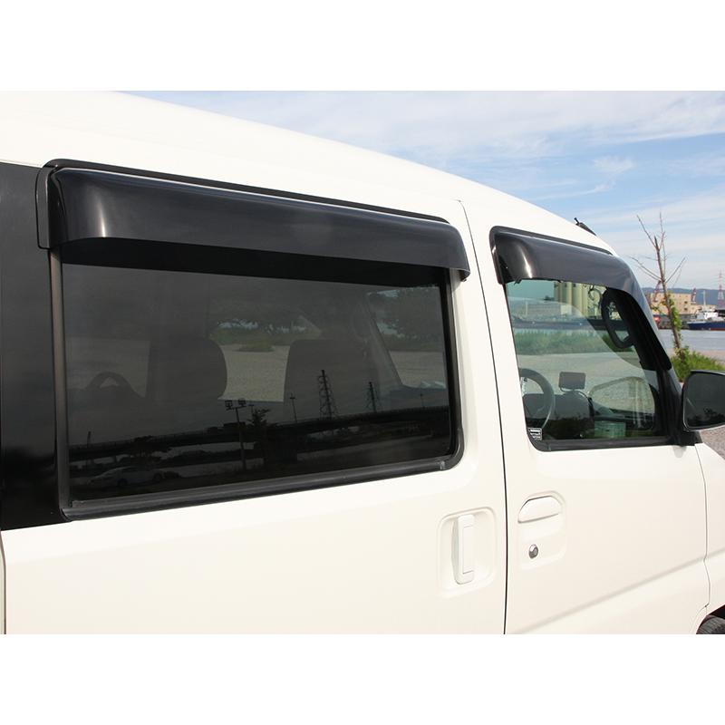 ミニキャブ タウンボックス クリッパー ドアバイザー 前後 ワイド